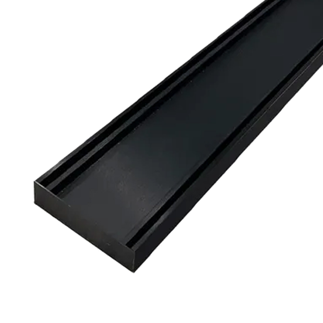 Linear Drain Tile Insert Matt Black 5600mm X 100mm