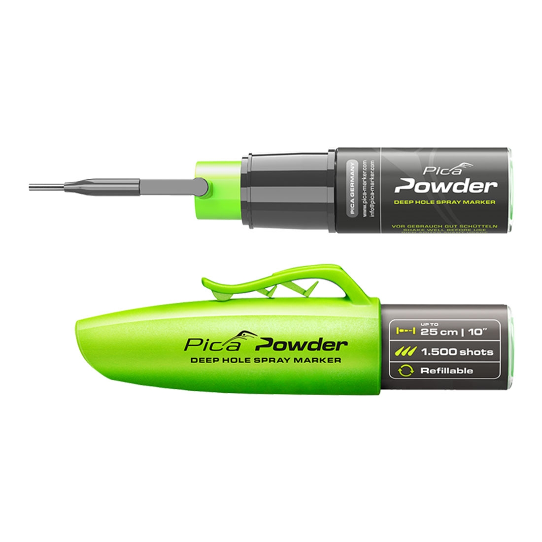 Pica Powder Spray Marker Green