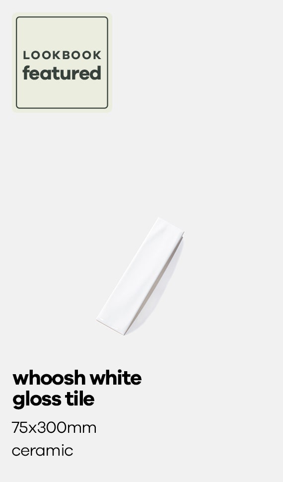 Whoosh White Gloss Tile