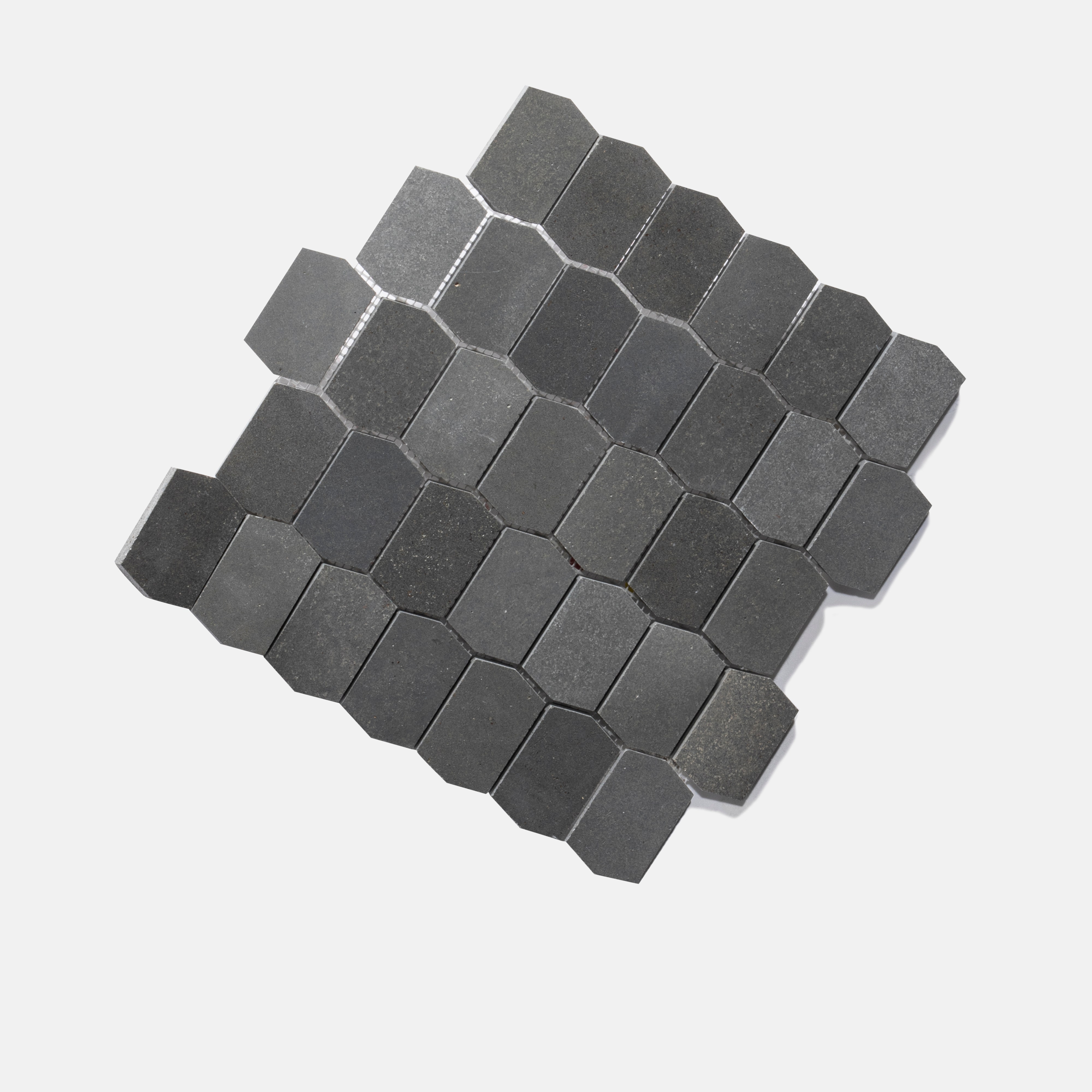 Basalt Shields Mosaic Tile