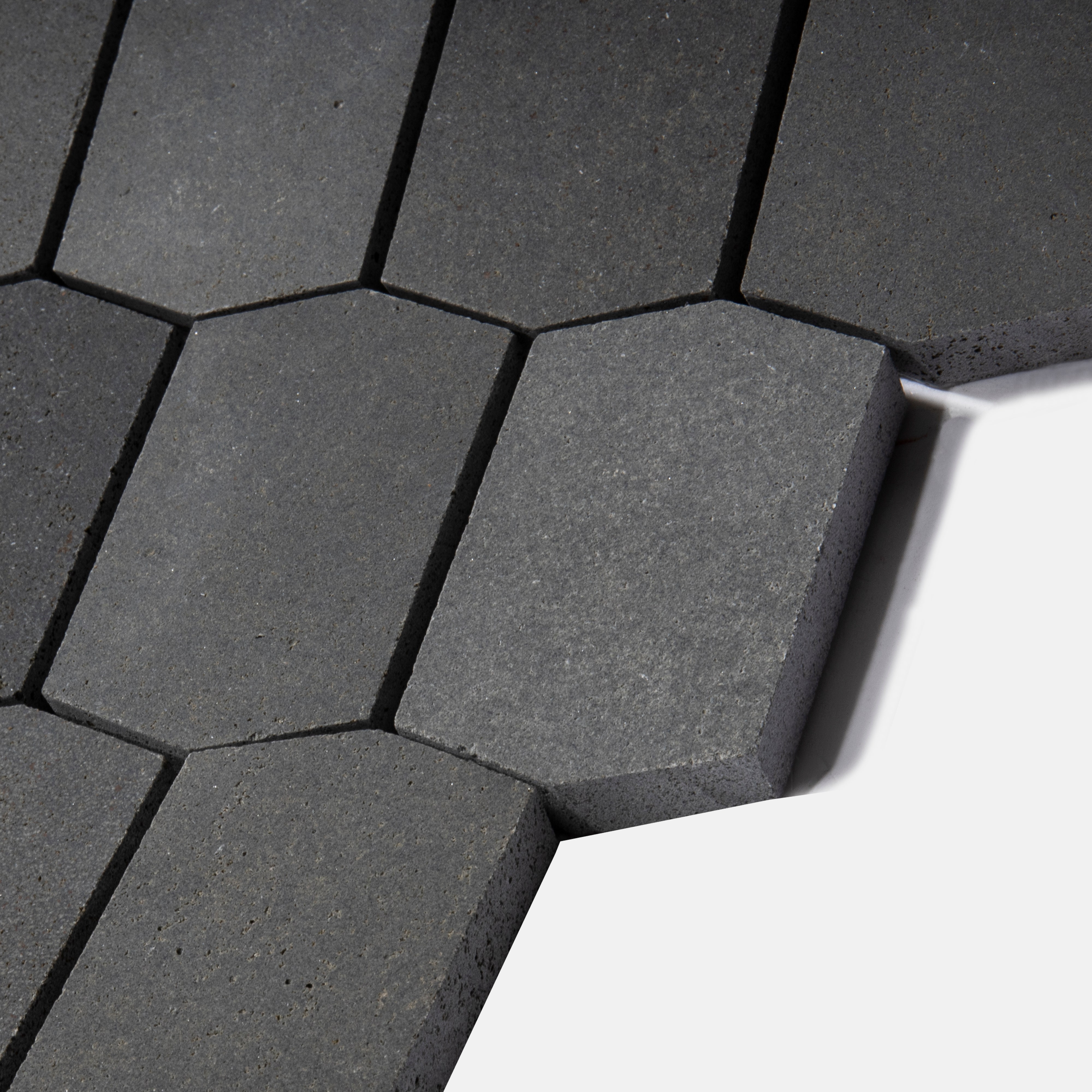 Basalt Shields Mosaic Tile