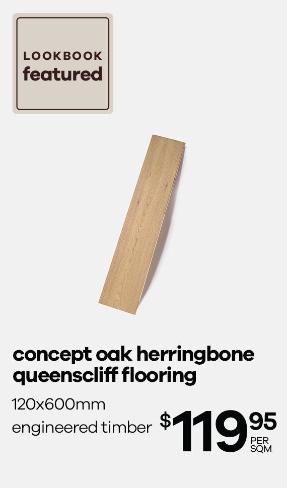 Concept Oak Herringbone Queenscliff Engineered Timber Flooring