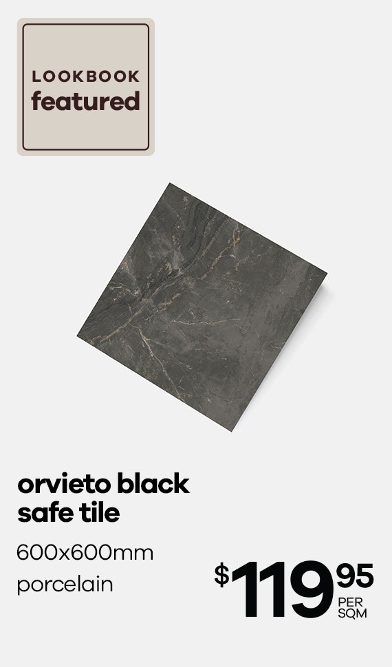 Orvieto Black Safe Tile