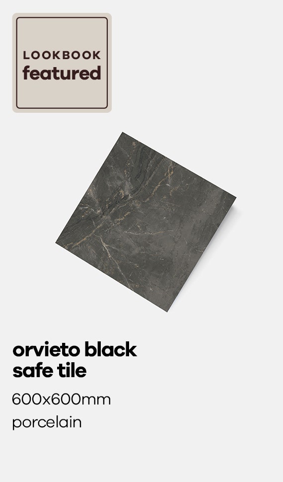 Orvieto Black Safe Tile