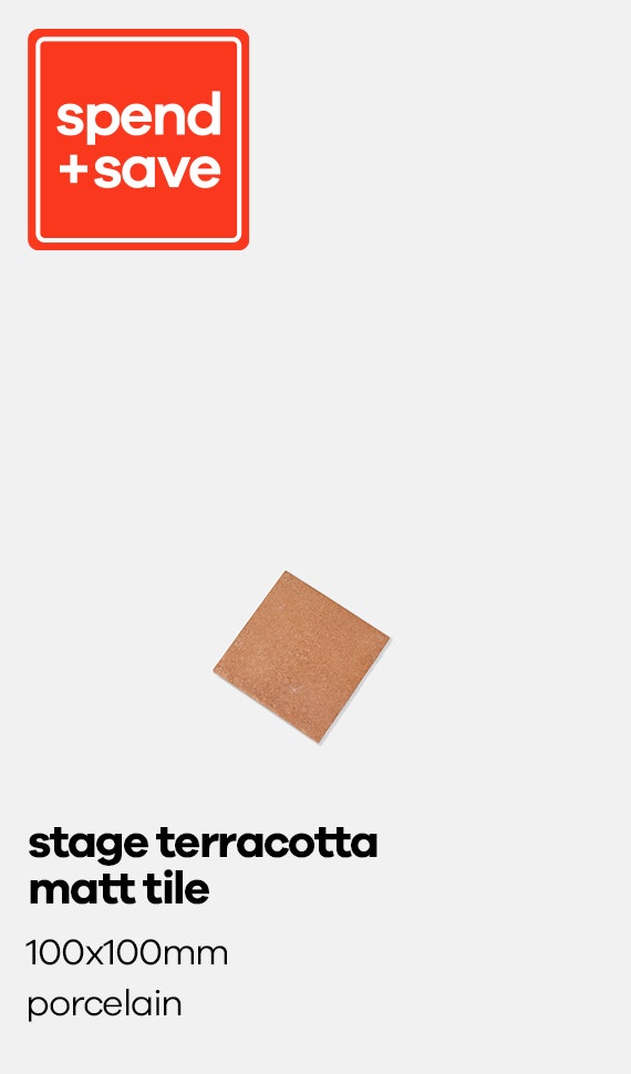 Stage Terracotta Matt Tile